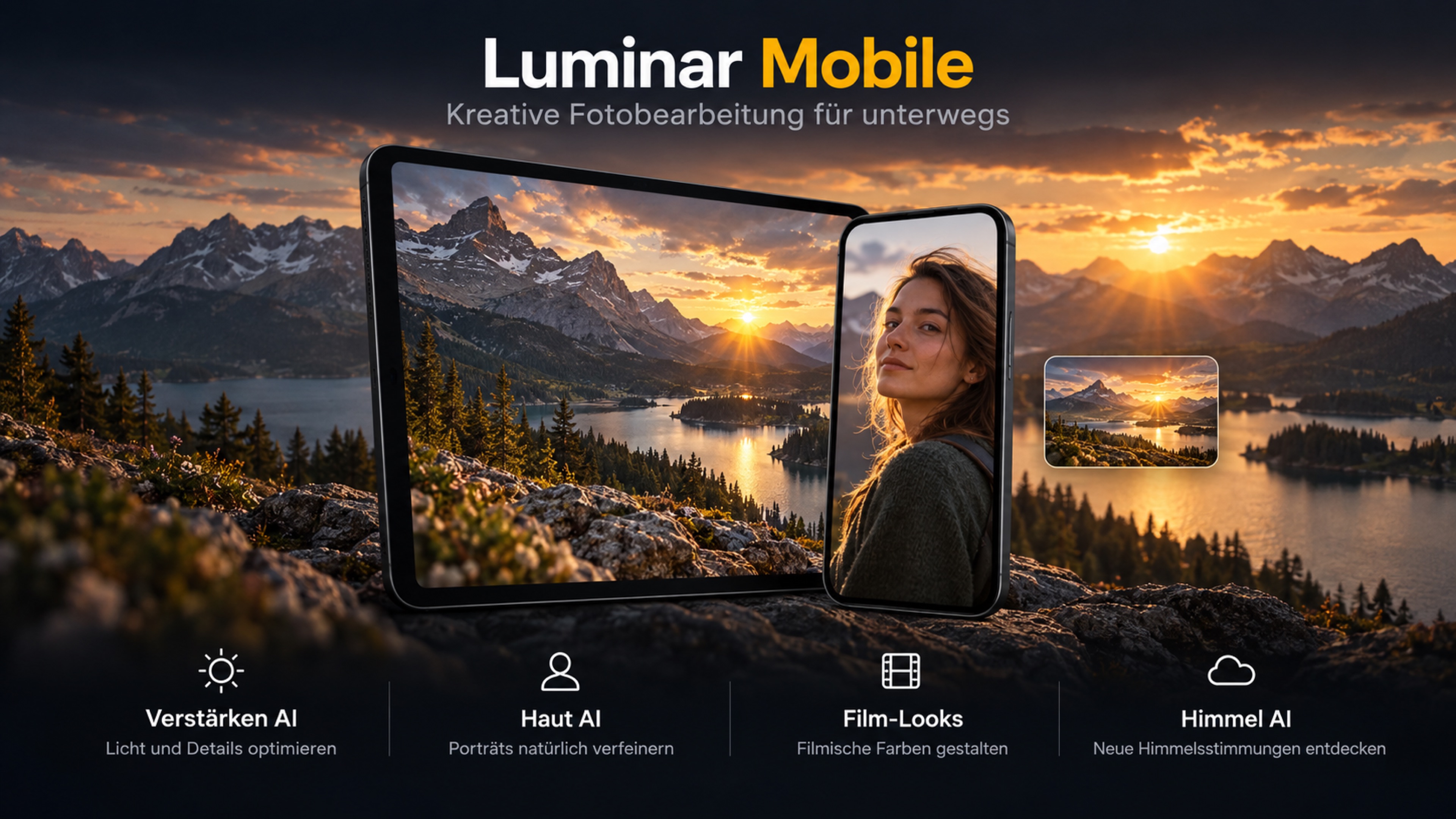 Skylum Luminar Max *2-Geräte + 3 Mobile / Dauerlizenz* inkl.1-Jahr Luminar Prime #KEY (ESD)