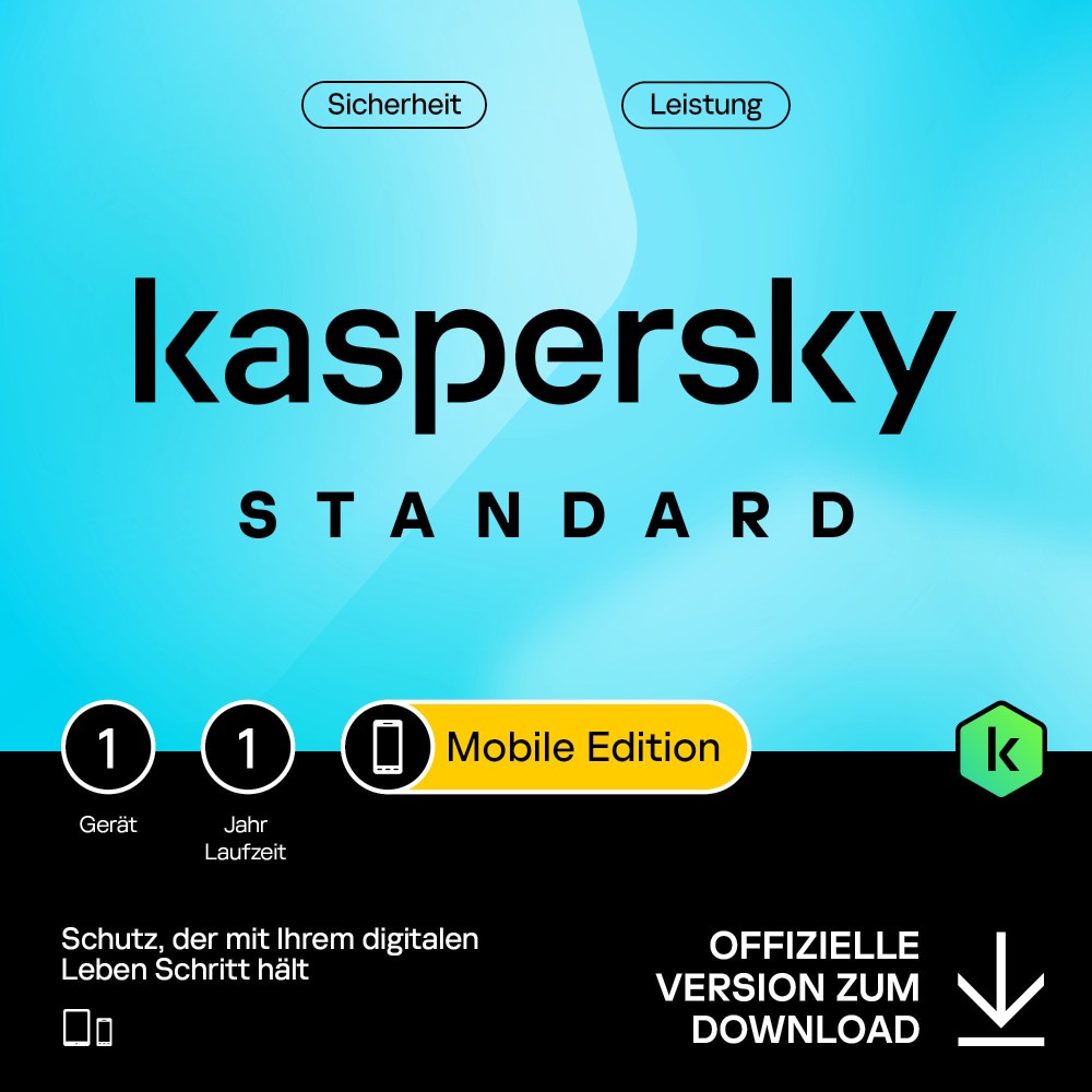Kaspersky Mobile Security Standard 2025 1-Gerät / 1-Jahr ESD+KEY