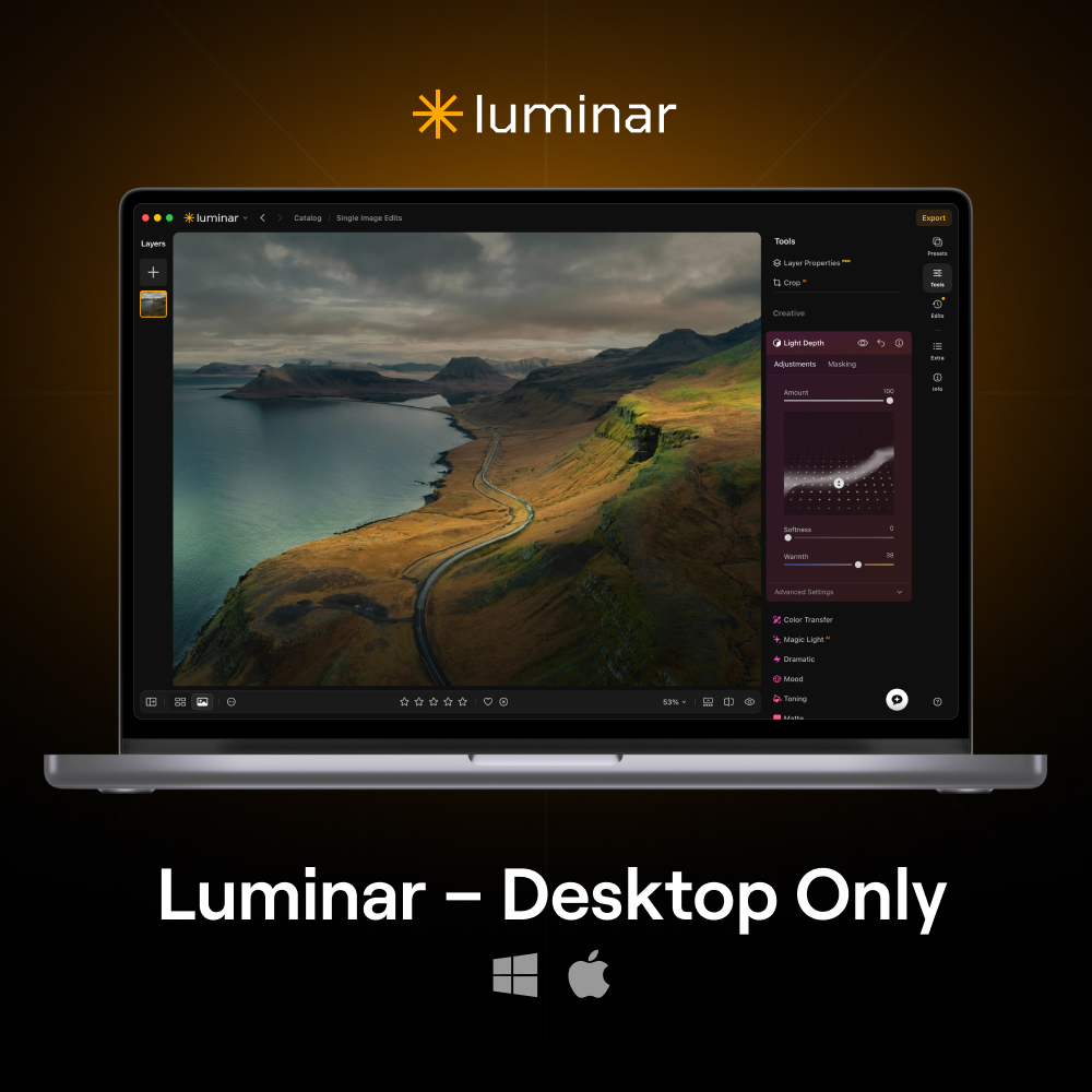 Skylum Luminar Desktop *2-Geräte / Dauerlizenz* Win/Mac #KEY (ESD)