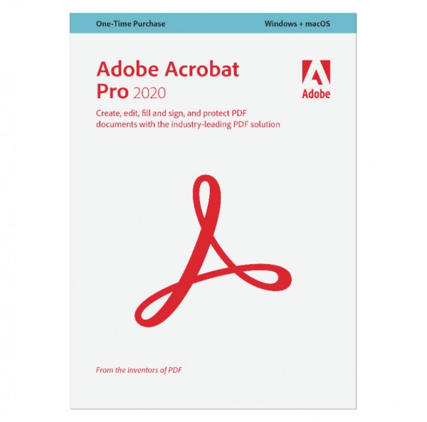 Adobe Acrobat PRO 2020 Vollversion, Dauerlizenz Bundle Mac, Deutsch