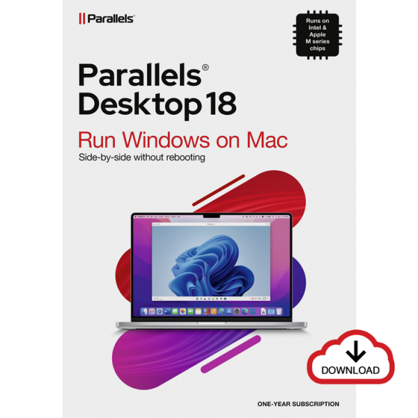 Parallels Desktop 18 Standard für MAC *1-Jahr* DE/ML #KEY (ESD)