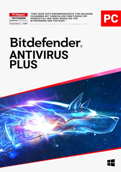 Bitdefender Antivirus Plus 5-Geräte / 1-Jahr (ESD+Lizenz)