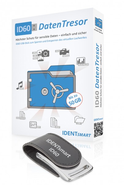 IDENTsmart ID60 DatenTresor (Windows) *USB-Stick*