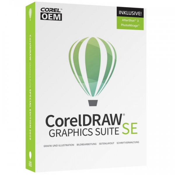 Corel DRAW Graphics Suite Spezial Edition 2019 DVD Box Windows