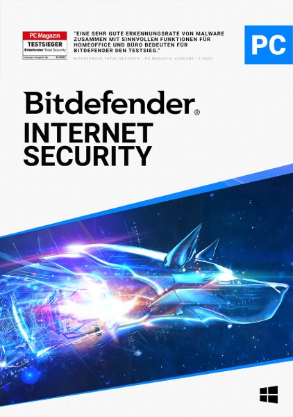 Bitdefender Internet Security 10-Geräte / 1-Jahr (ESD+Lizenz)