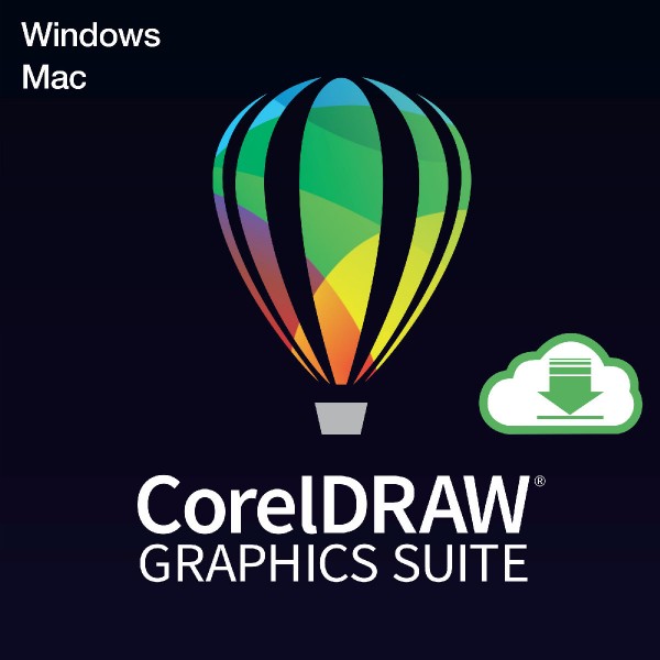 CorelDRAW Graphics Suite 2023 WIN/MAC DE/ML (ESD+Dauerlizenz)