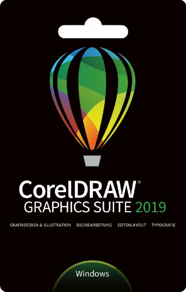 Corel DRAW Graphics Suite 2019 PKC, Windows, Deutsch, Dauerlizenz